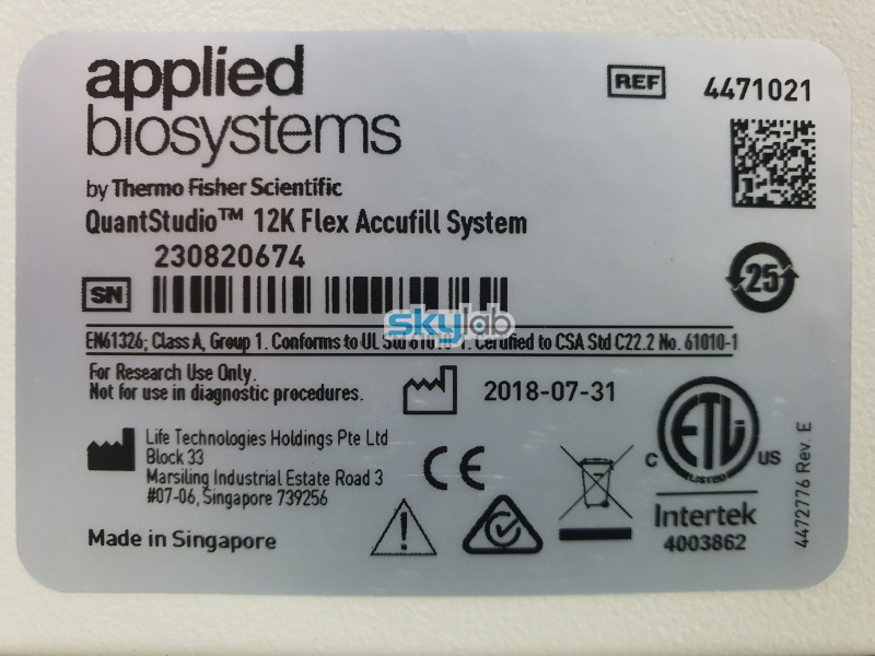 ABI Realtime PCR QuantStudio 12K Flex | LabX.com