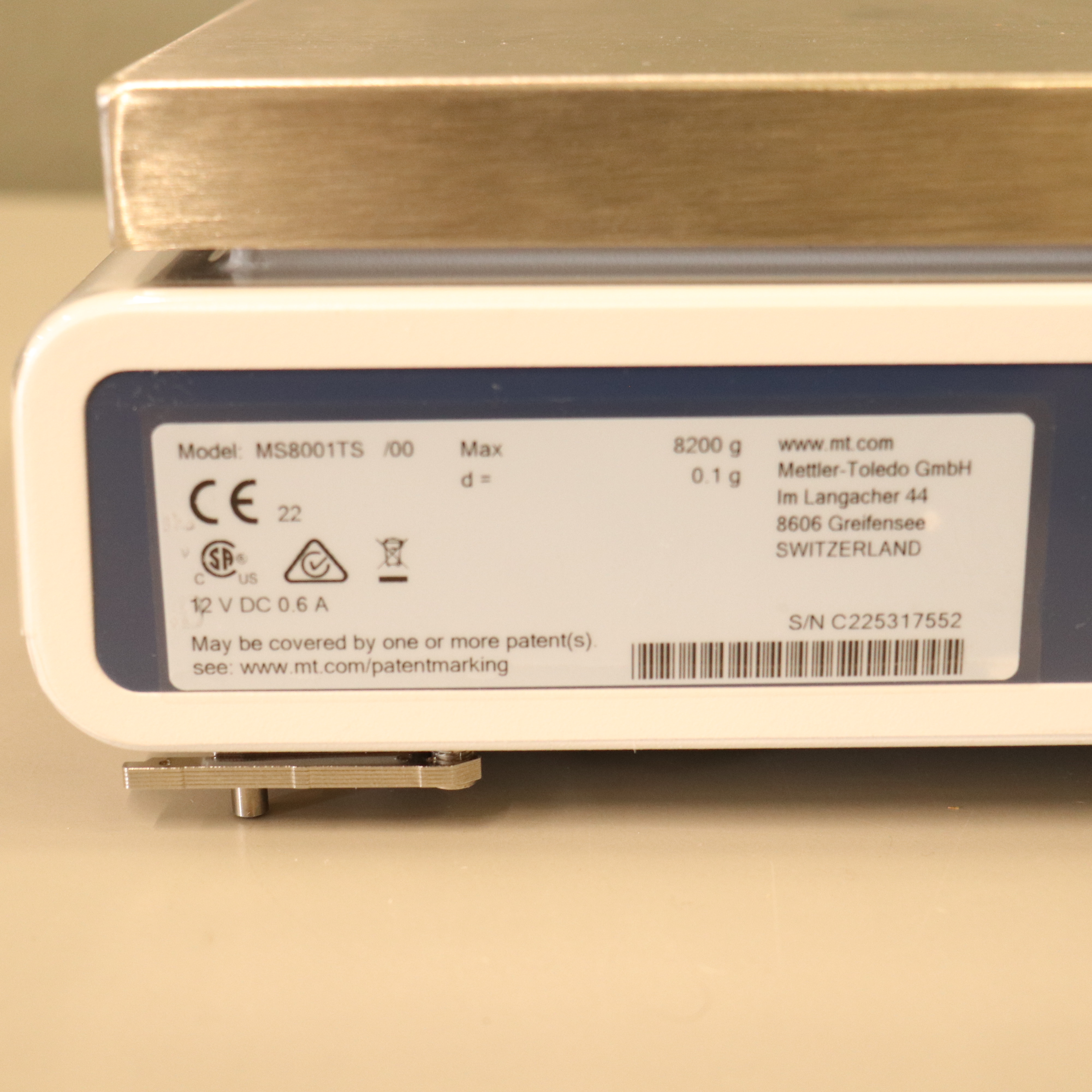 Mettler Toledo Precision Balance MS8001TS/00 100mg Readability | LabX.com