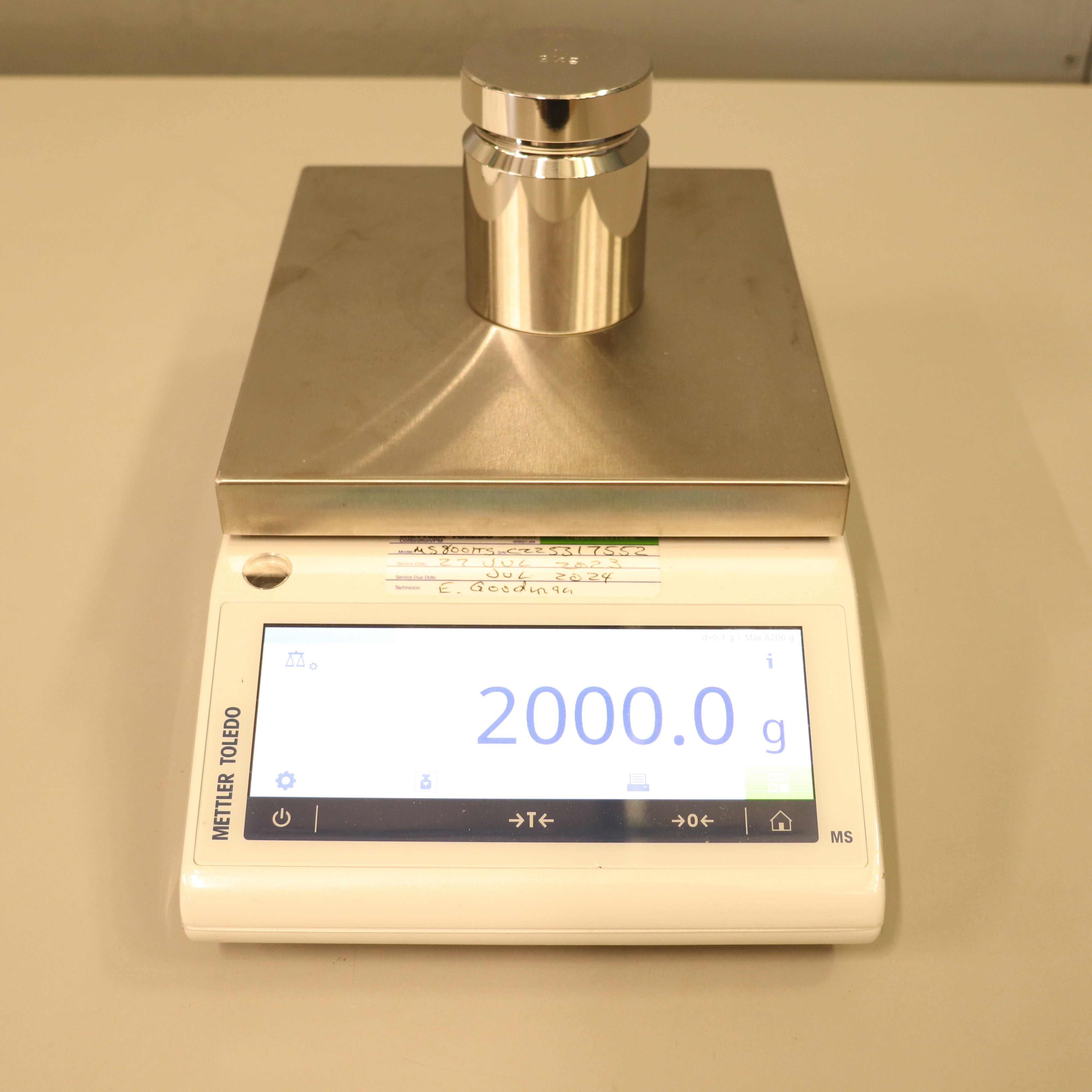 Mettler Toledo Precision Balance MS8001TS/00 100mg Readability | LabX.com