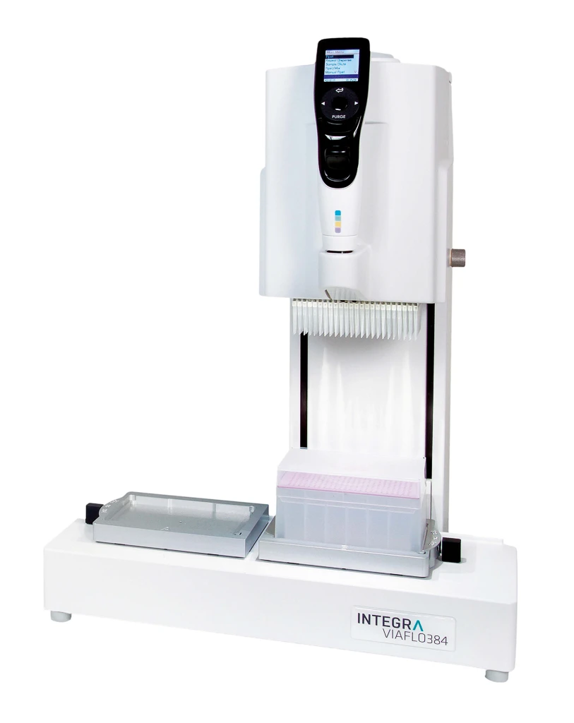 Integra Viaflo Auto Rack INTEGRA Biosciences SWITCH hybrid pipette 1000ul with tips | LabX.com