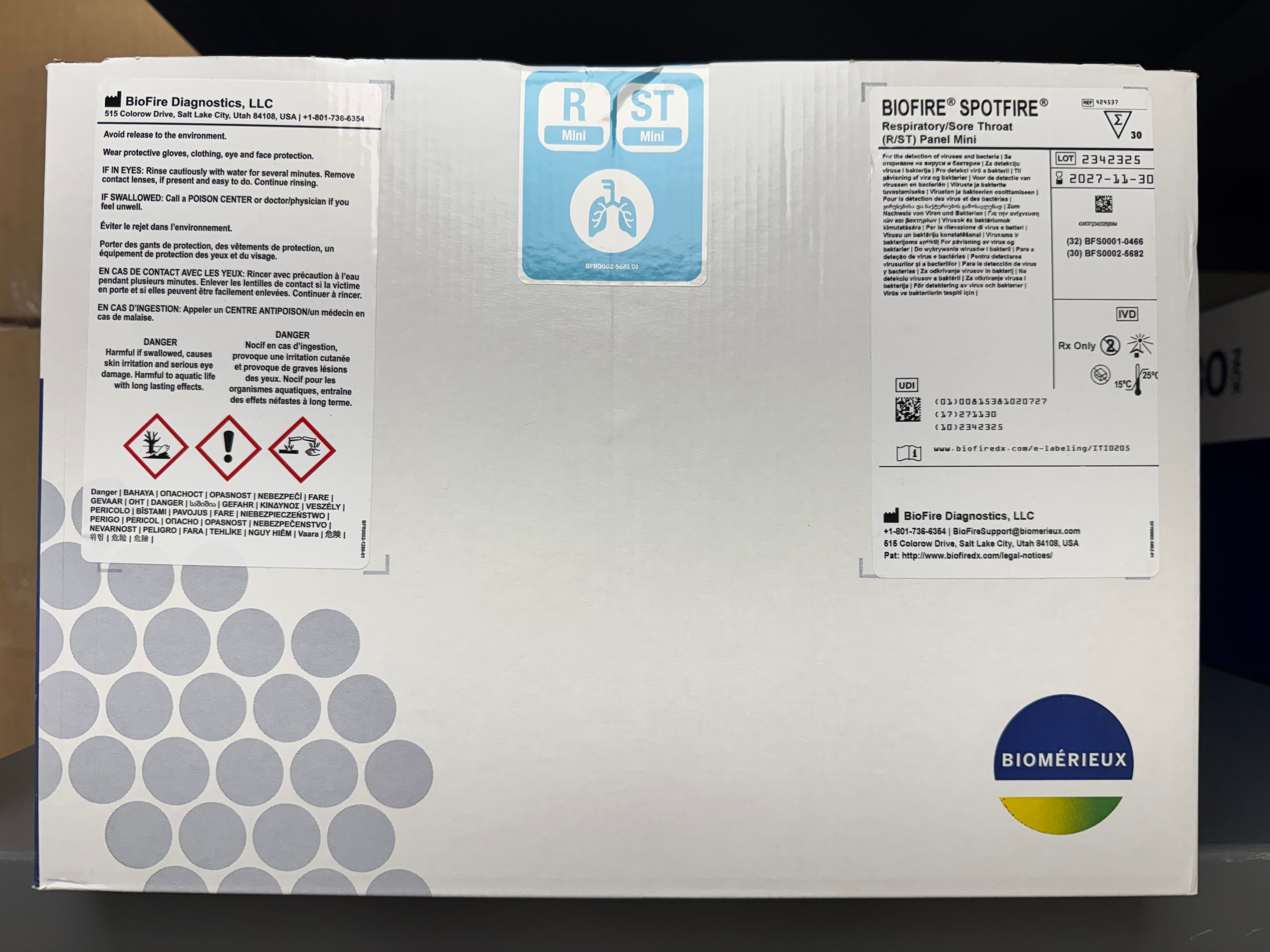Spotfire Rst Panel BIOFIRE SPOTFIRE Respiratory/Sore Throat (R/ST) Panels | LabX.com
