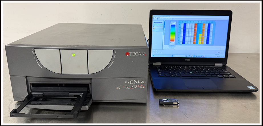 Tecan Genios Multimode Microplate Reader Ab & FI & Lum w WARRANTY