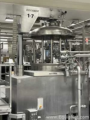 Becomix M1 RW1000CD 1000 Litre Mixing Homogenizer with Pomasz 600L Wax ...