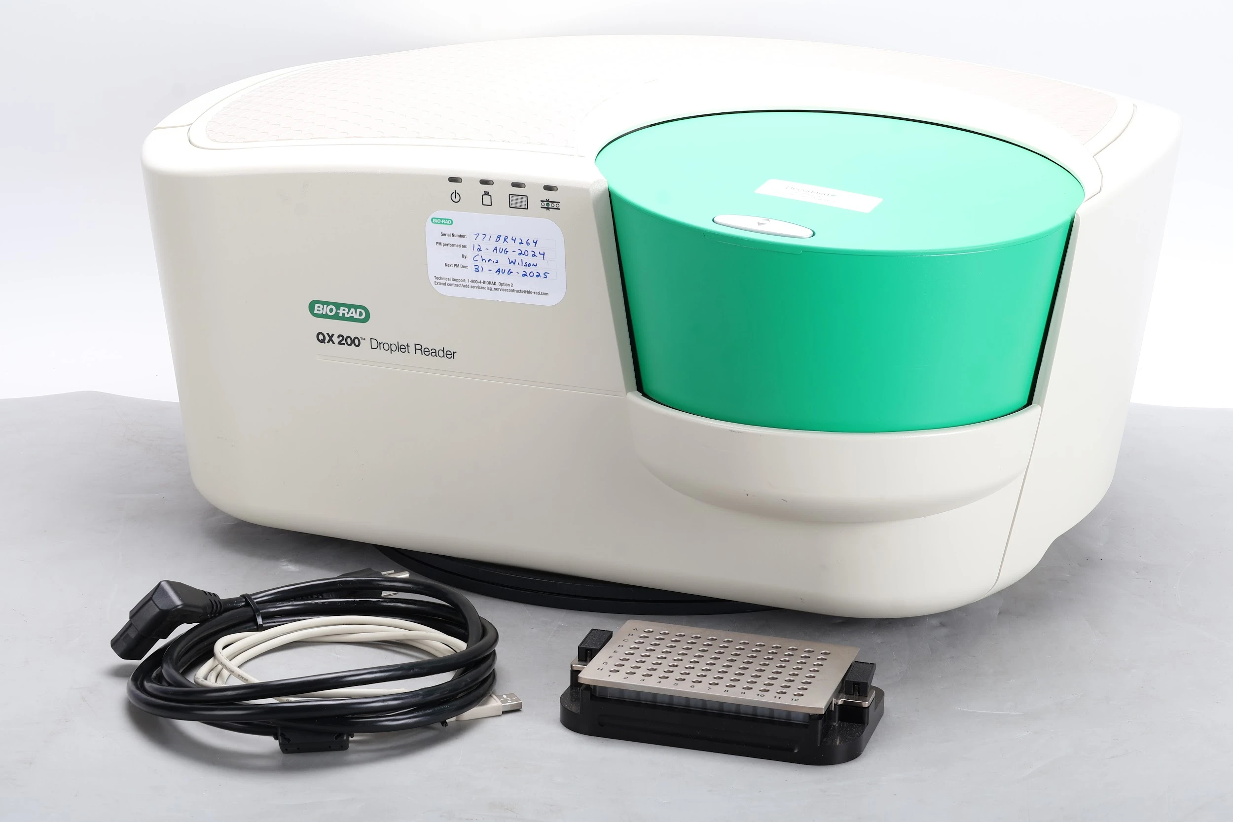 Bio-Rad QX200 Droplet Reader With Power Cable and USB Cable | LabX.com