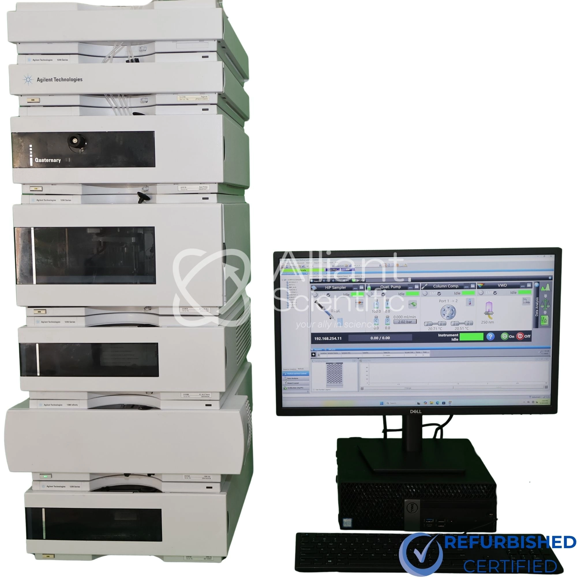 Agilent 1200 Series HPLC System with Quaternary Pump and VWD | LabX.com