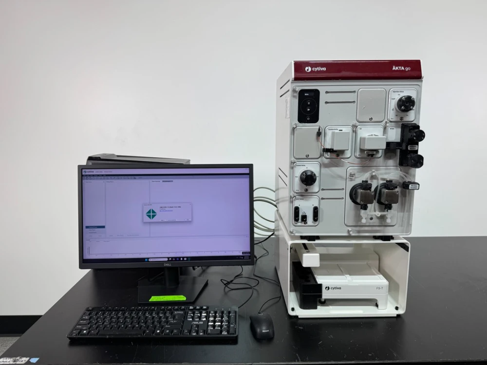 Cytiva AKTA go FPLC Chromatography System with F9-T Fraction Collector ...