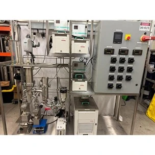 Used .6 Sq Ft Chemtech 316 Stainless Steel Wiped Film Evaporator For ...