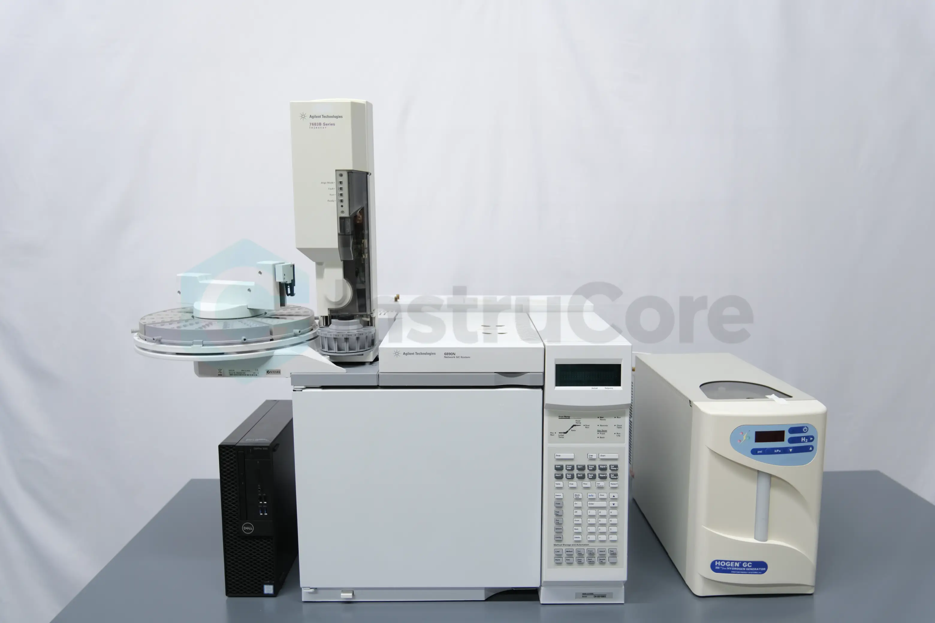 Agilent 6890N GC with S/SL , FID, 7683B Autosampler, Proton Hogen