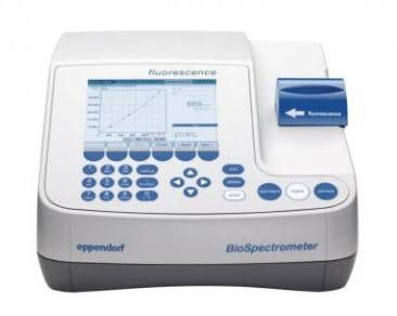 Eppendorf BioSpectrometer fluorescence