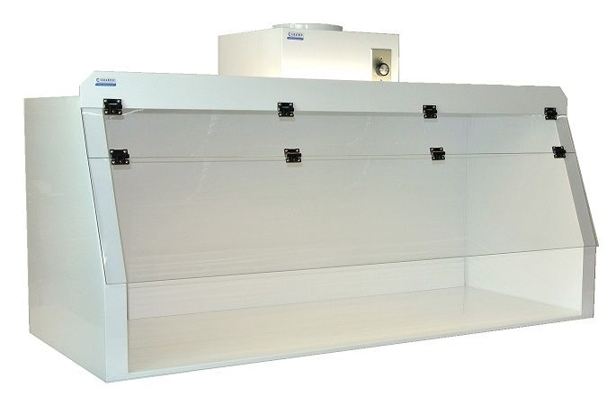 Cleatech Ducted Chemical Fume Hood, Polypropylene