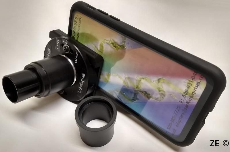 IPHONE X MICROSCOPE LENS ADAPTER BY ZARF ENTERPRISES