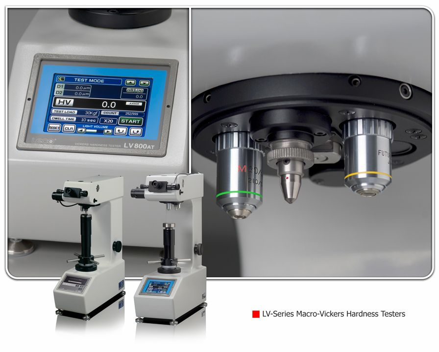 LECO LV Series Macro-Vickers Hardness Testing Systems