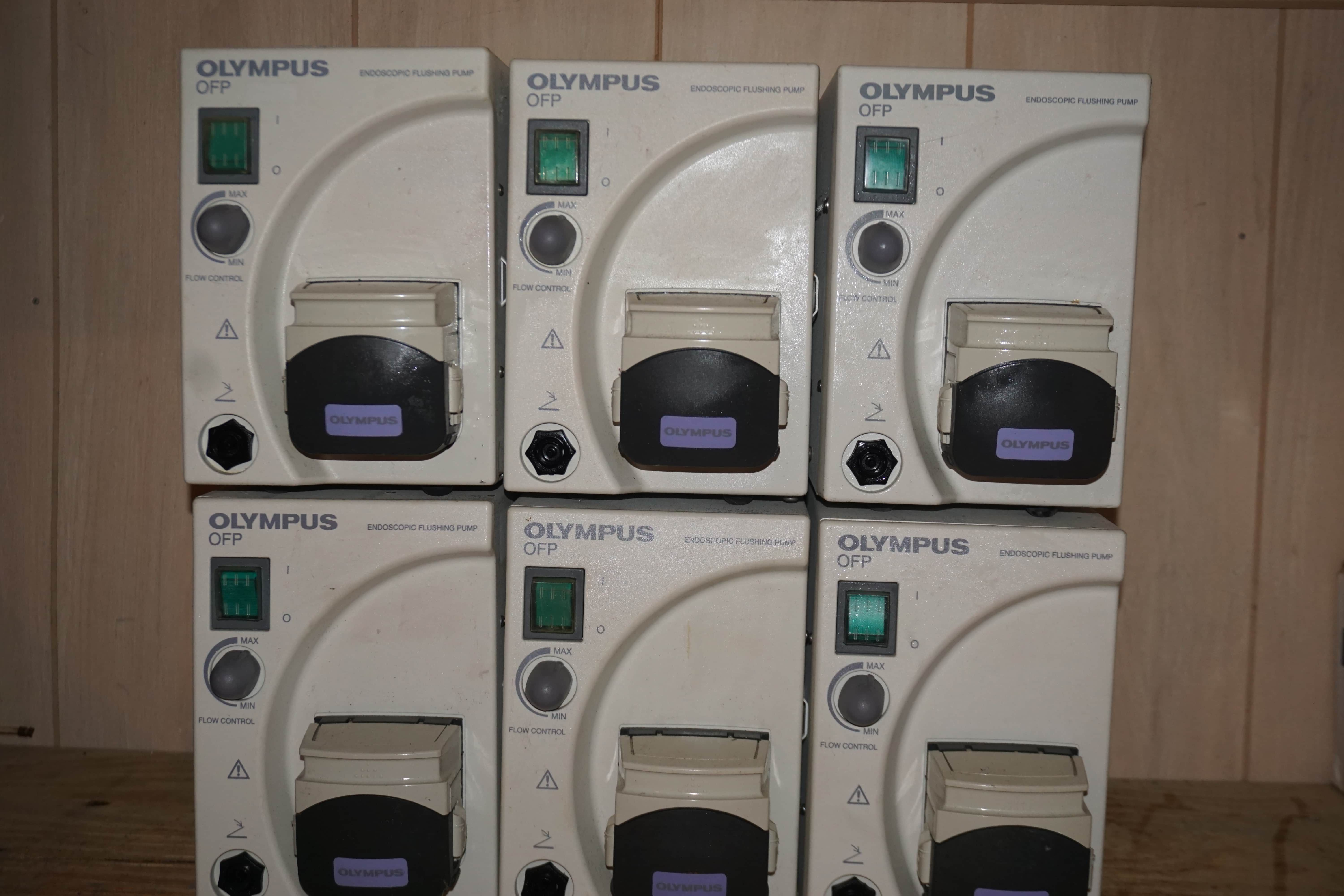 LOT of 6, Olympus OFP Endoscopic Flushing pumps
