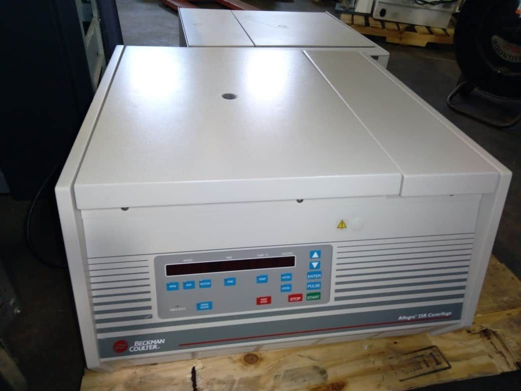 Beckman Coulter Allegra 25R refrigerated benchtop centrifuge with TS-5.1-500 bucket rotor
