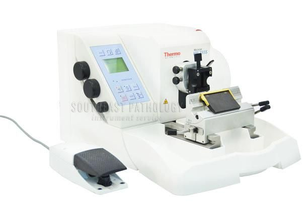 Microm HM355S-3 automatic microtome, refurbished, 1 year warranty- Southeast Pathology Instrument Service