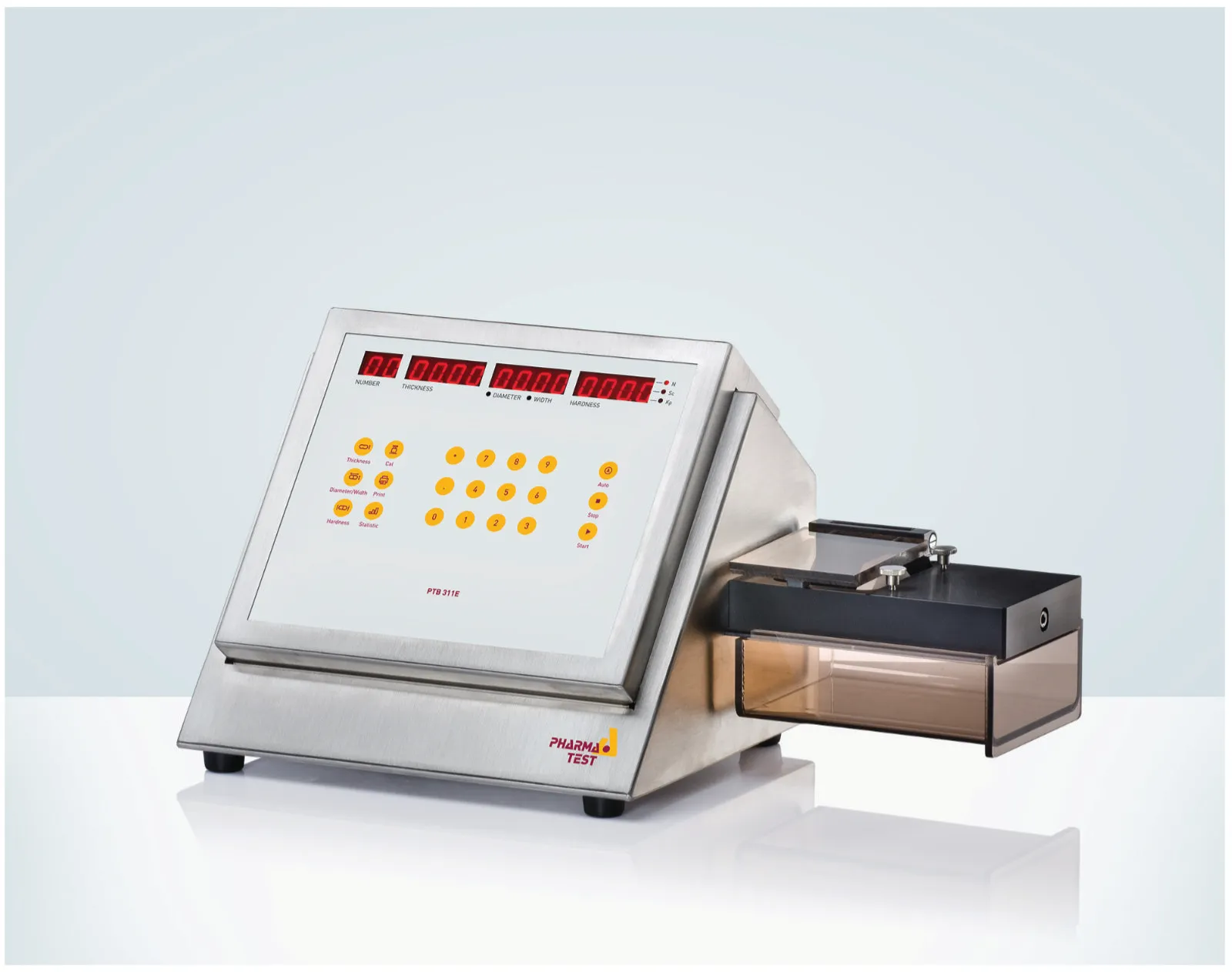 Pharma Test PTB 311E 3 in 1 Hardness, Diameter, Width and Thickness Tester
