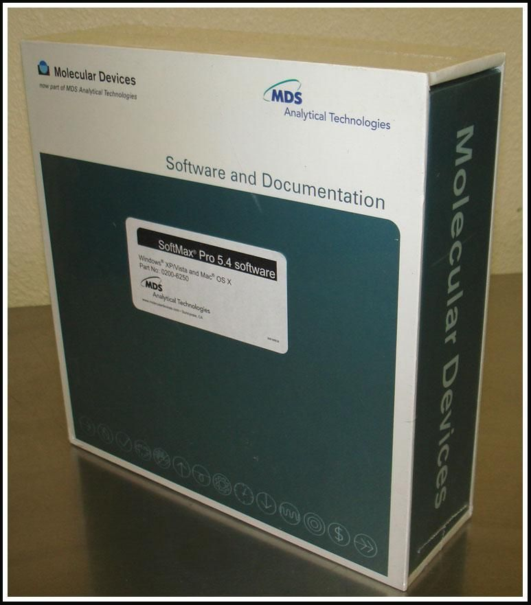 Molecular Devices SoftMax Pro 5.4 Microplate Reader Software w WARRANTY