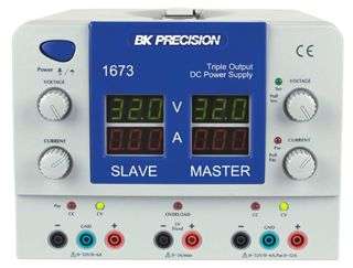 B&K Precison Model 1673 Quad Display Triple Output DC Power Supplies