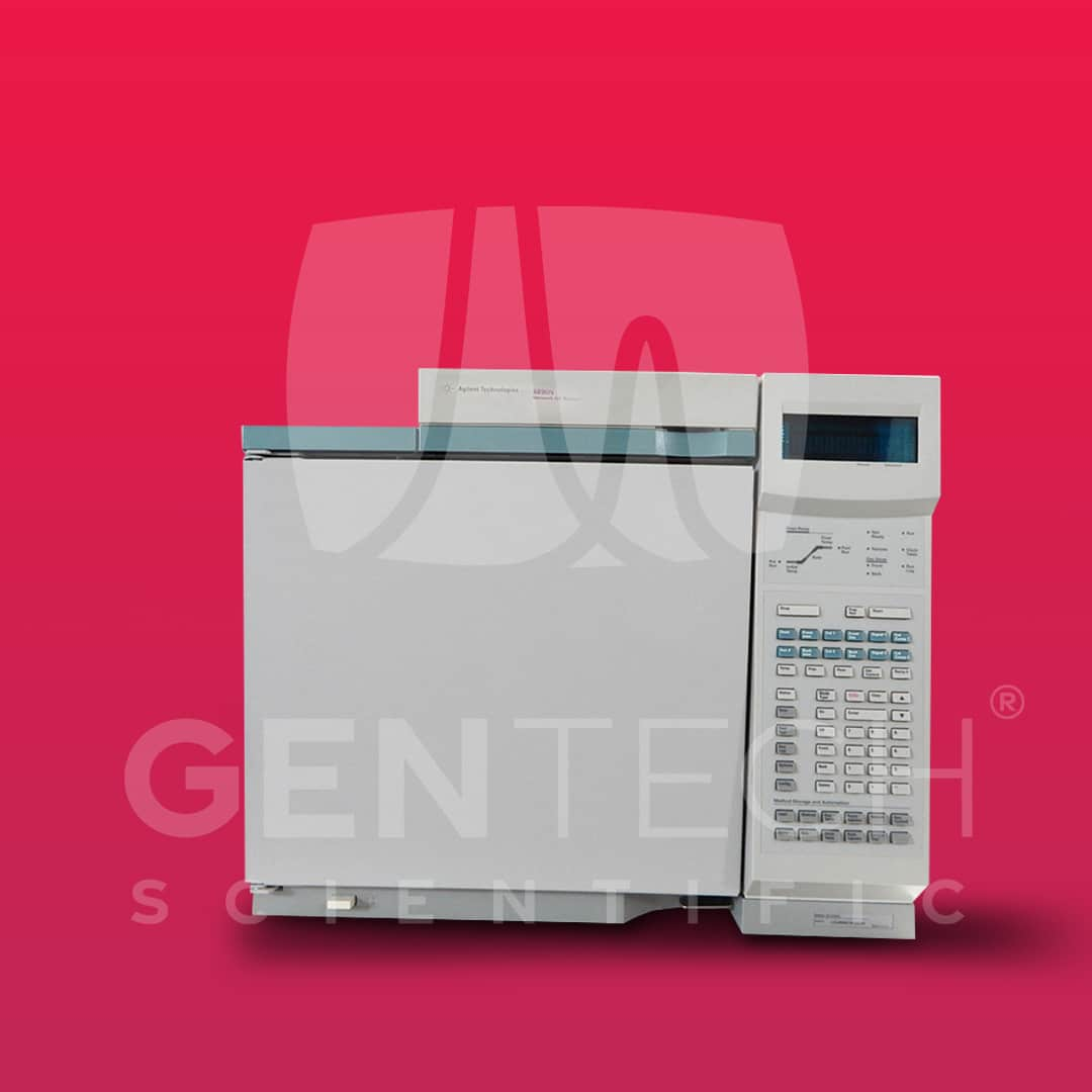 Agilent 6890A GC with Dual S/S Injectors and Dual Flame Ionization Detector (FID) 