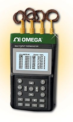 Multi-input Portable Thermometer Data/Logger RDXL8