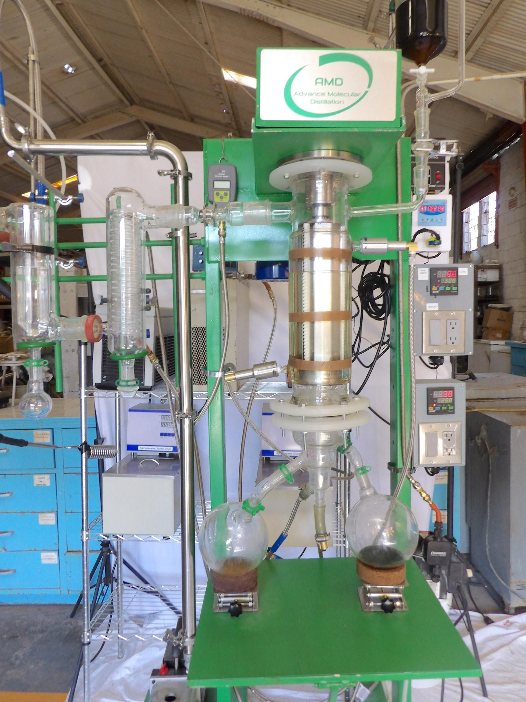 4 inch Refurbished Pope Molecular Wipe Film Distillation Unit