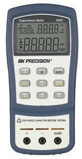 B&K Precision 830C and 890C Dual Display Handheld Capacitance Meters