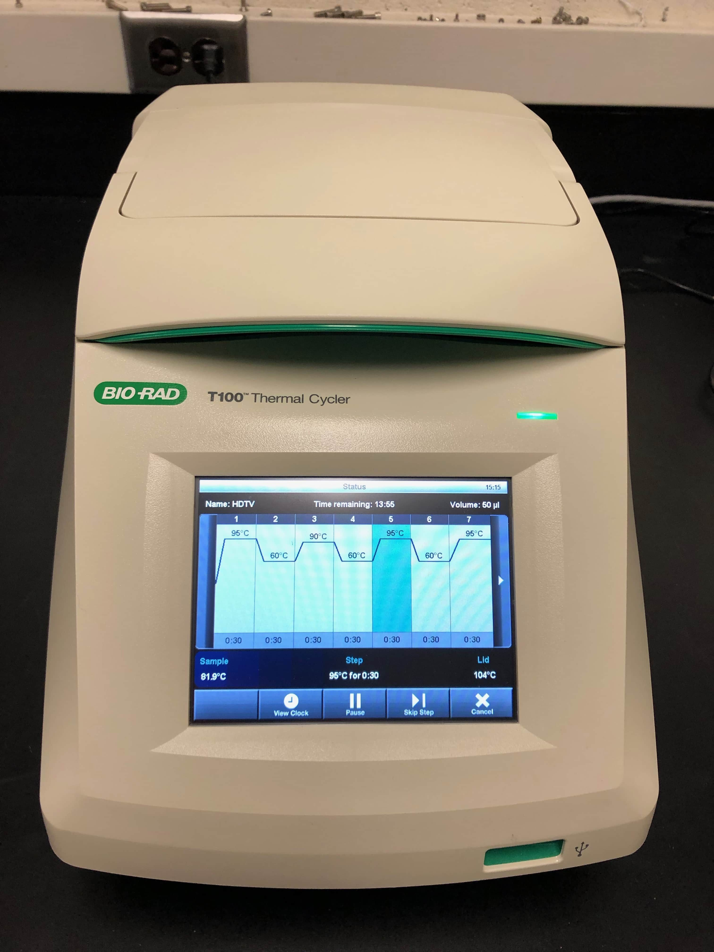 BIO-RAD T100 Gradient 96 well PCR Thermal Cycler-Temp Probe Tested!