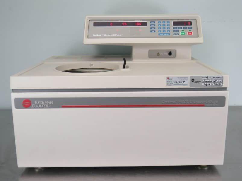 Beckman Coulter Optima MAX 130K- Certified with Warranty