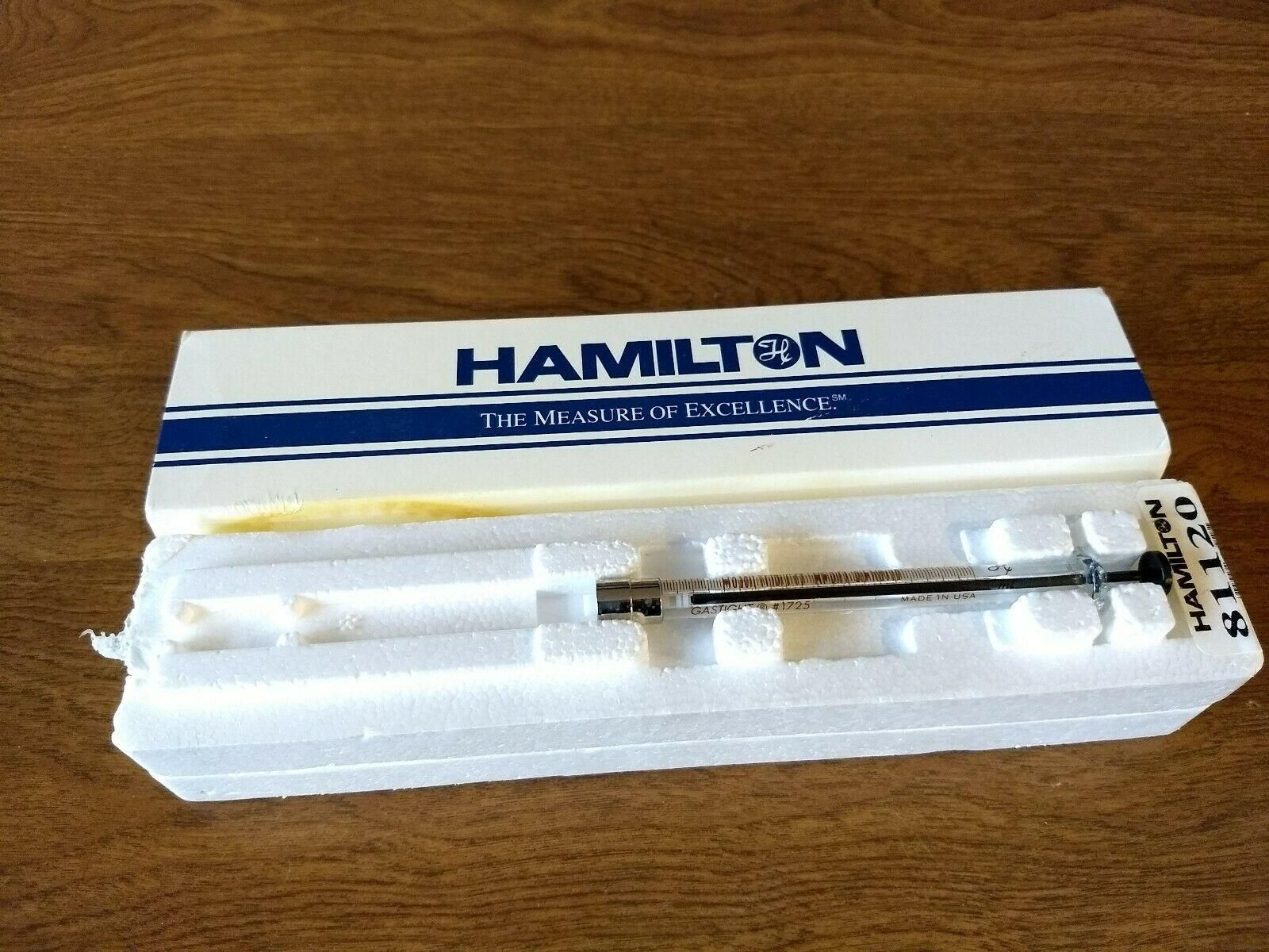 Hamilton 0.25 mL Gastight Syringe Model 1725