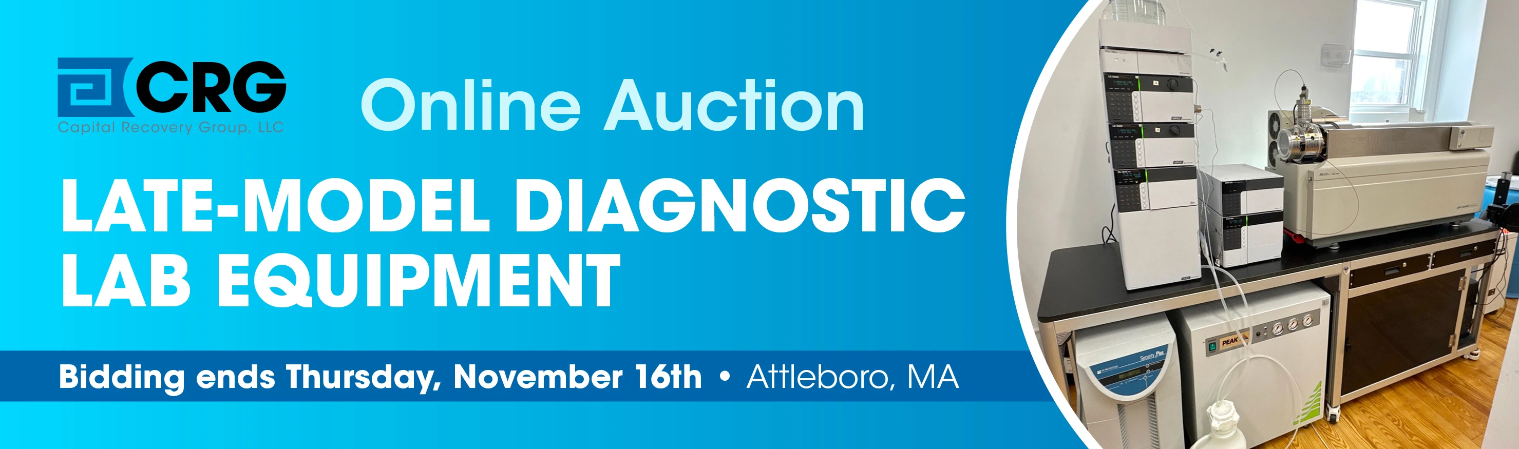 Auction Recovery Connection LateModel Diagnostic Lab Equipment